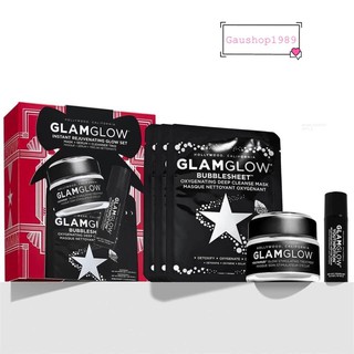 [Glamglow Mỹ] SET MẶT NẠ GLAMGLOW YOUTHMUD INSTANT REJUVENATING GLOW SET - Mặt bạ bùn làm sạch sâu se nhỏ lỗ chân lông