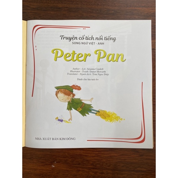 [Mã LIFEMALL995 giảm 10% đơn 99K] Truyện cổ tích nổi tiếng - Peter Pan