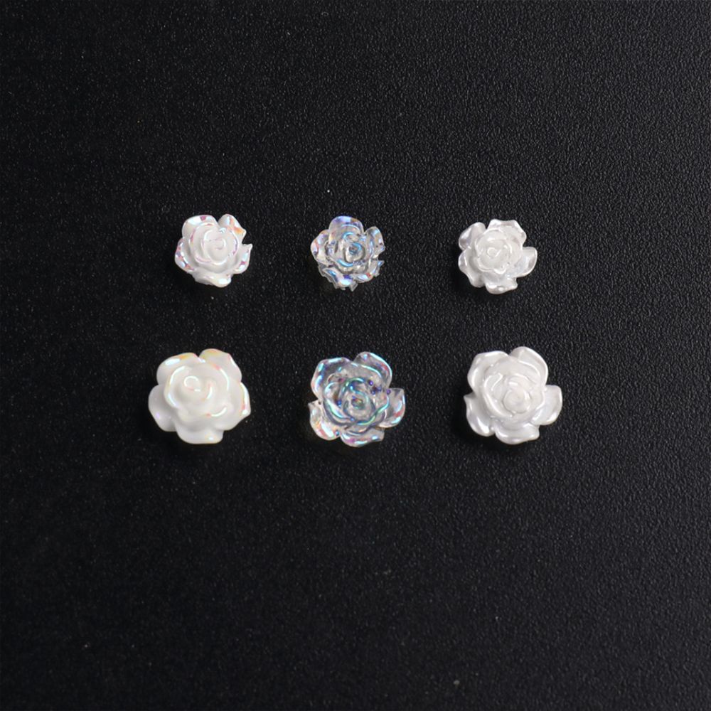 [Hàng mới về] Hạt hình hoa trà 3D trang trí làm đẹp móng DIY