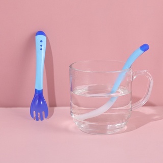 COMBO 3 Thìa ăn dặm silicon báo nóng ( giao màu ngẫu nhiên)