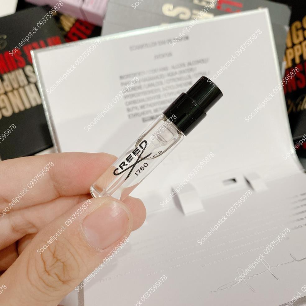 Vial Mẫu Thử Nước Hoa Creed Nam Aventus - Silver Moutain - Millesime Imperial - Viking - Himalaya -Green irish tweed 2ml