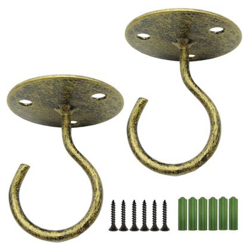 Pcf * Set 2 Móc Treo Lồng Chim / Lồng Đèn / Chậu Hoa
