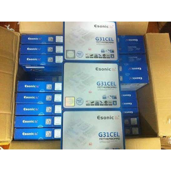 [Mã 229ELSALE hoàn 7% đơn 300K] [siêu rẻ] Main máy tính G31 Esonic, socket 775, new, full box [shop yêu thích]