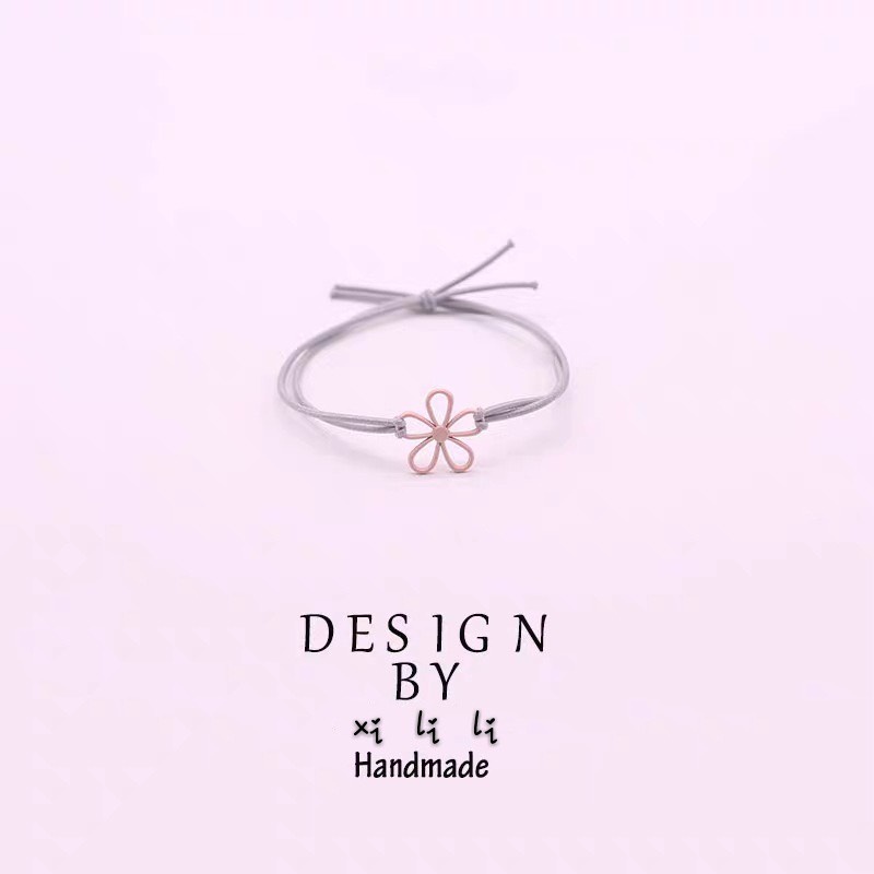 DÂY CỘT TÓC MINI HOA 5 CÁNH XINH XẮN NHỎ GỌN CHO NỮ