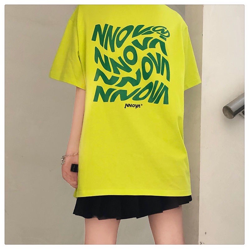 Áo thun cổ tròn tay lỡ unisex HOMIES in hình NOVA