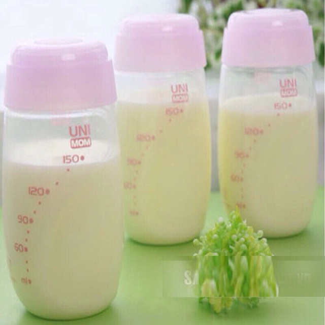 Bình trữ sữa Unimom(bộ 3 bình )