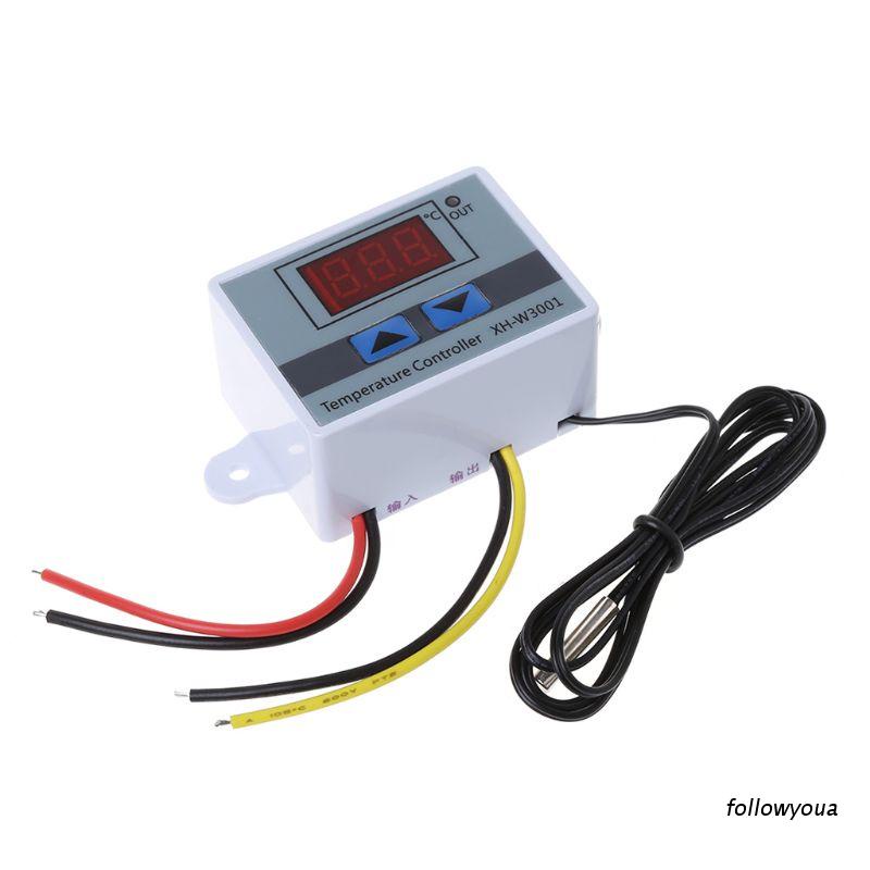 Bộ Điều Khiển Nhiệt Độ Kỹ Thuật Số 220V 10A Có Công Tắc Điều Khiển Nhiệt Độ Mới