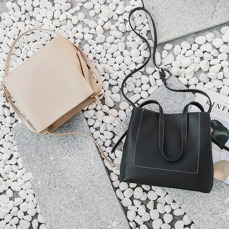 [Hàng L1 - có ảnh/video so sánh] Sẵn Túi tote da đeo vai 2 dây công sở -P009 | BigBuy360 - bigbuy360.vn