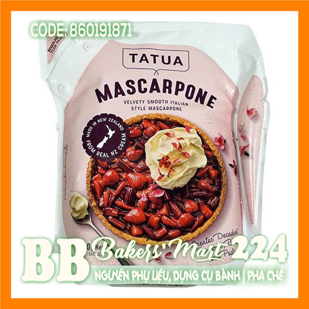 💥 HỎA TỐC 💥 Phô mai Mascarpone hiệu TATUA - 500gr