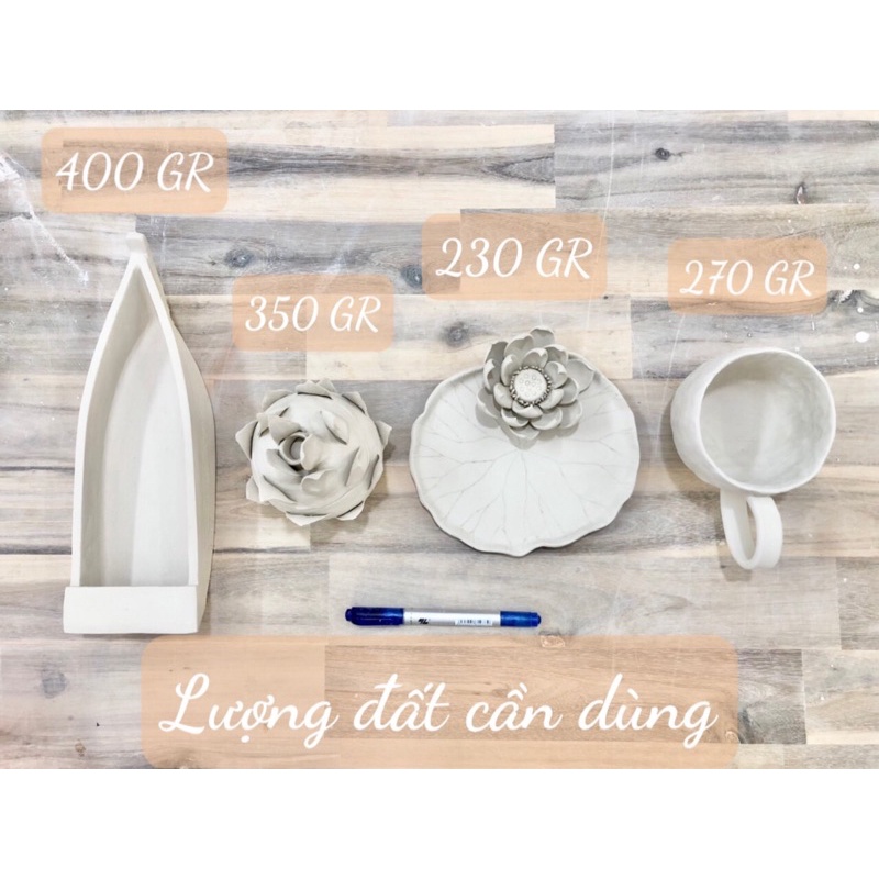 5 KG ĐẤT SÉT CAO LANH LÀM GỐM