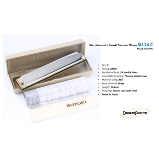 Kèn khẩu cầm Suzuki Tremolo Harmonica SU