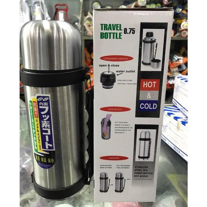 Bình giữ nhiệt Travel Bottle 1,2l iNOX (Tổng kho gia dụng giá tốt)