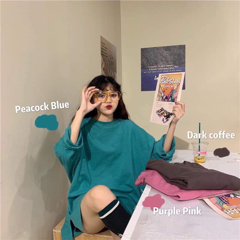 Áo nỉ dài tay xẻ tà ulzzang | BigBuy360 - bigbuy360.vn