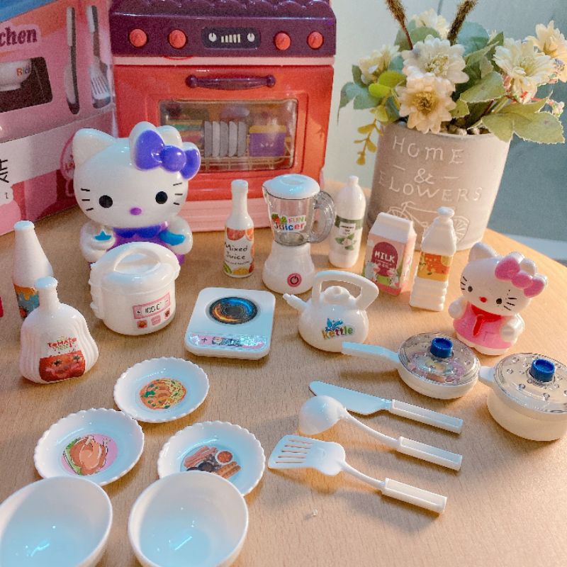 Bộ đồ chơi đầu bếp Hello kitty cao cấp