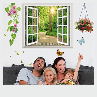 Decal cửa sổ trang trí A807