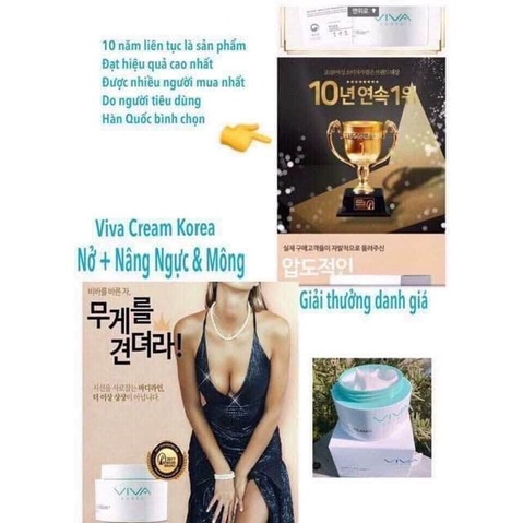 Kem masage chống chảy xệ và nở ngực VIVA CREAM KOREA | BigBuy360 - bigbuy360.vn