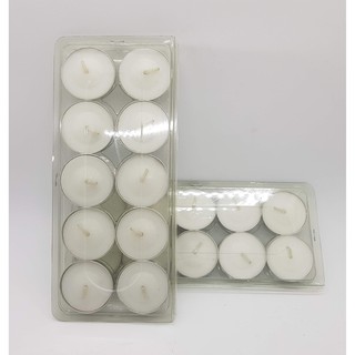 Nến tealight 10 viên cháy 3h cao cấp Đức Tín không khói không mùi đủ màu