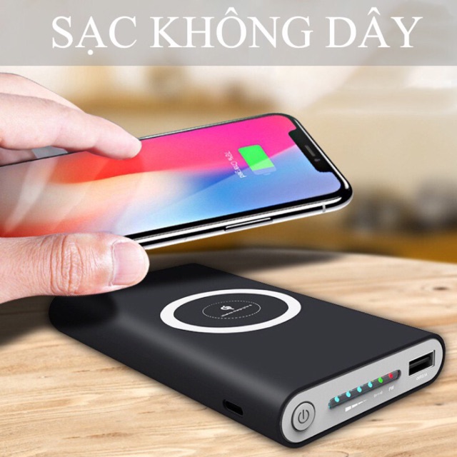 Pin sạc dự phòng không dây 10.000 mAh