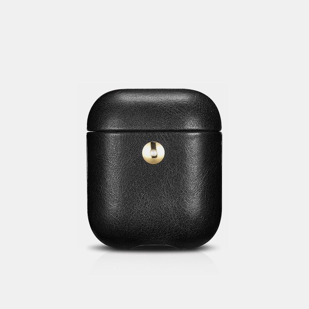 Apple Vỏ Bảo Vệ Hộp Sạc Tai Nghe Bluetooth Airpods 2 Bằng Da Thật Phong Cách Vintage