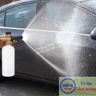 Bình phun bọt tuyết 1L lắp máy rửa xe