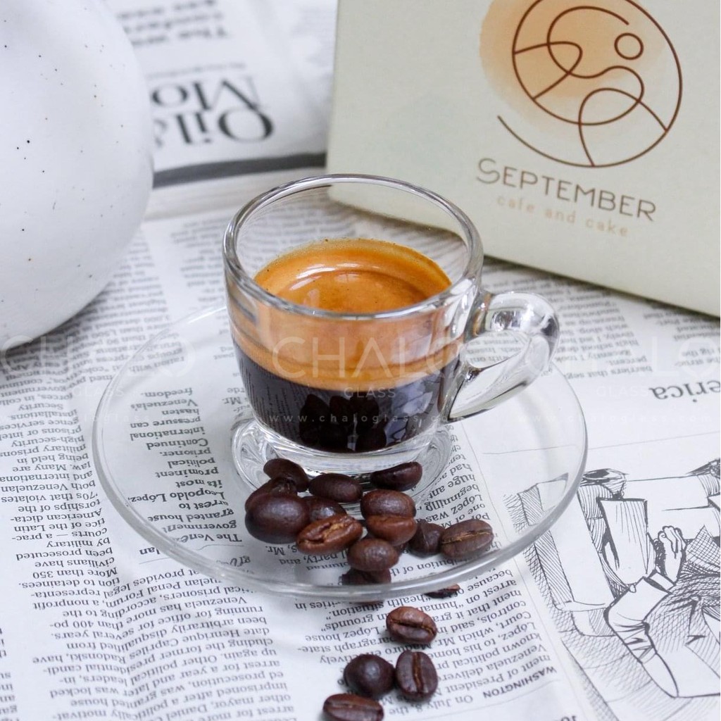 [Made in Thailand] Ly Espresso thủy tinh Ocean Kenya Cup - 70ml - P01642  (Chiếc lẻ)