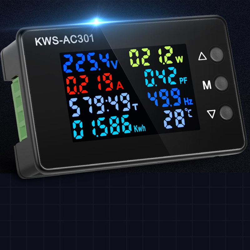 Đồng Hồ Đo Điện Áp Kỹ Thuật Số 8 Trong 1 50V 300V 100A