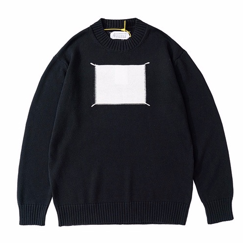 Áo len Maison Margiela knitted 4 stitch panel jumper ss21
