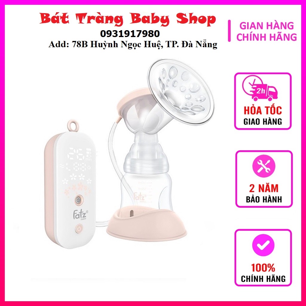 [CHÍNH HÃNG] Máy hút sữa điện đơn Fatz Baby Melody có chế độ mát xa và kích sữa / 9 cấp độ lực hút