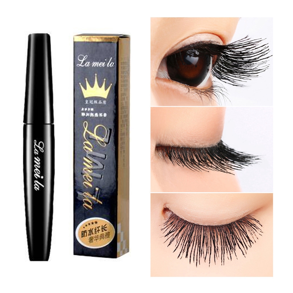 [Hàng mới về] Mascara màu đen chống thấm nước với đầu cọ silicon chuốt mi cong vút và dài hơn | BigBuy360 - bigbuy360.vn