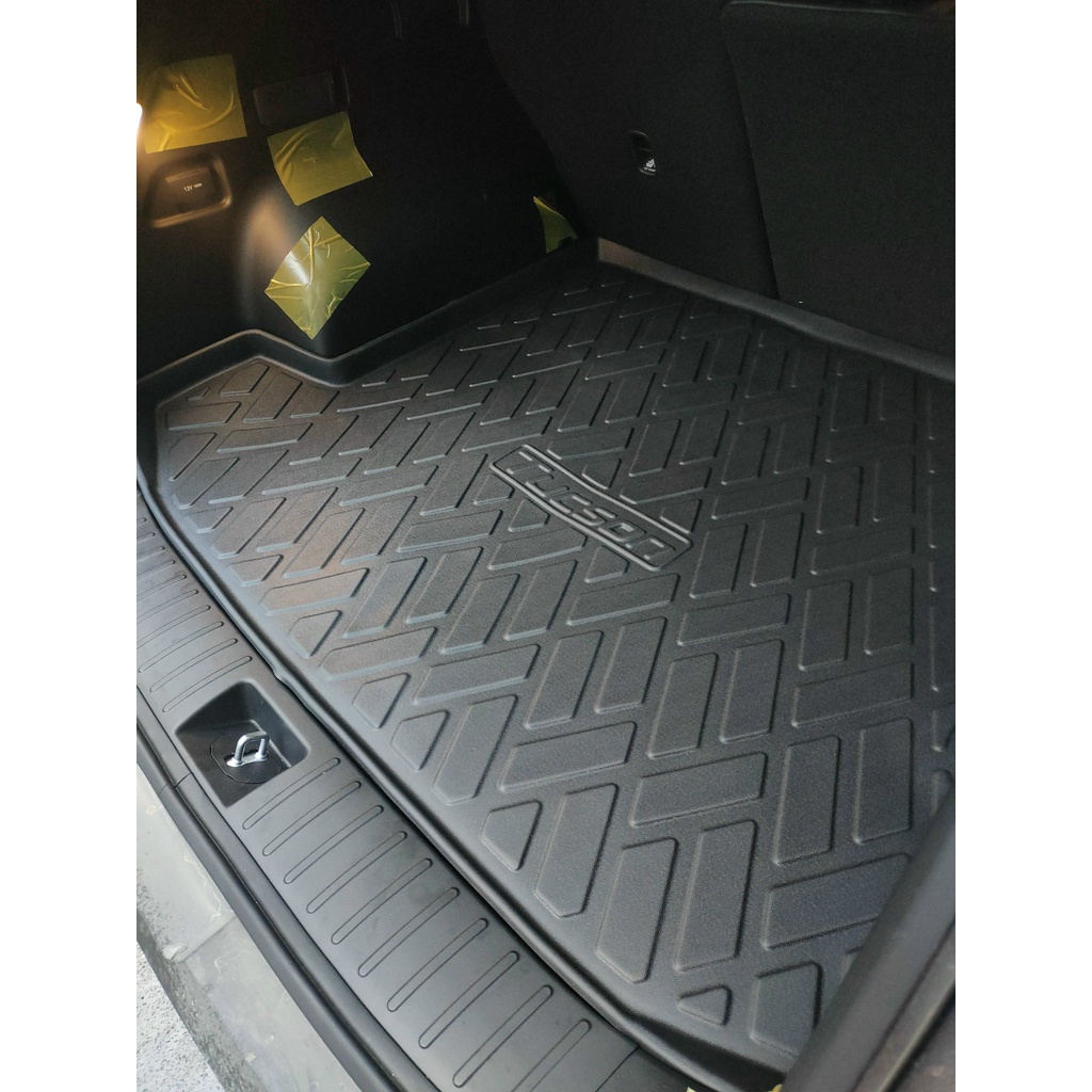 Lót cốp nhựa xe Hyundai Tucson 2022 2023 màu đen,Chất Liệu Nhựa TPO Dẻo Không Mùi Dễ Vệ Sinh Lau Rửa