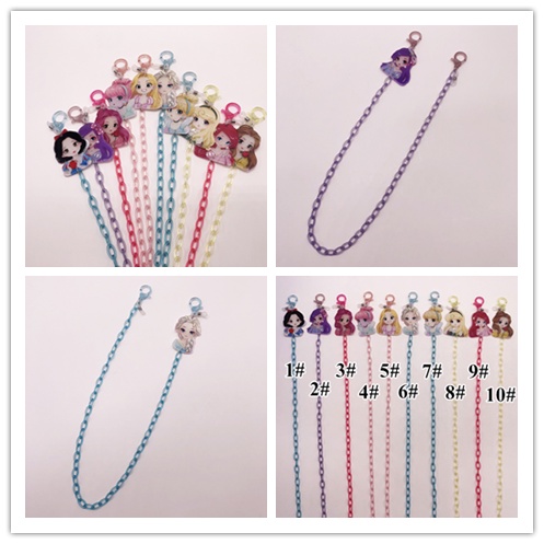 Dây Đeo Mắt Kính Acrylic 61cm Màu Kẹo Xinh Xắn Tiện Dụng