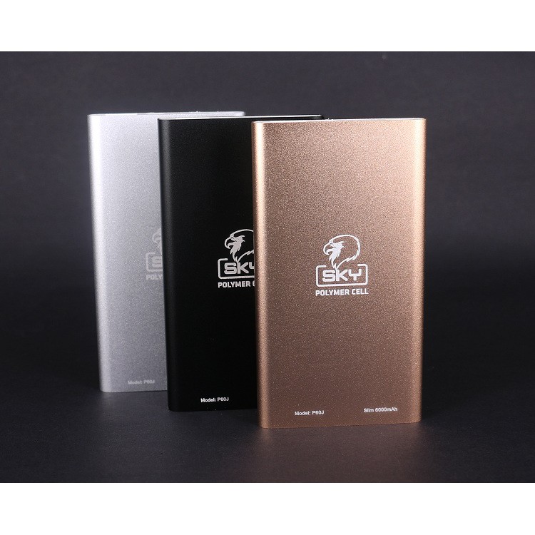 Pin sạc dự phòng Polymer SKY 8,600mAh (Hồng) - Hàng nhập khẩu