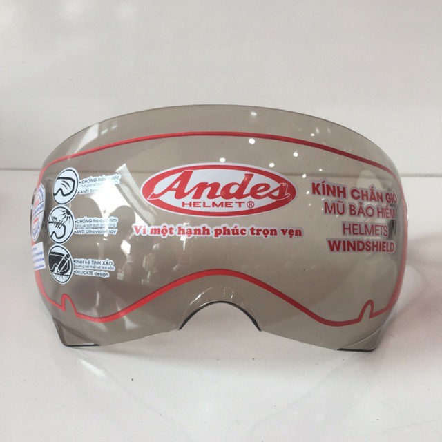 Kính gắn nón bảo hiểm Andes 103D, 109K