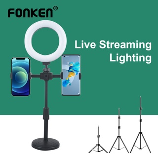 Vòng đèn led Fonken 10 inch 210cm đế 3 chân cho camera i thumbnail