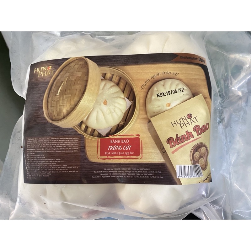 BÁNH BAO THỌ PHÁT, HƯNG PHÁT NHÂN THỊT , KHÔNG NHÂN