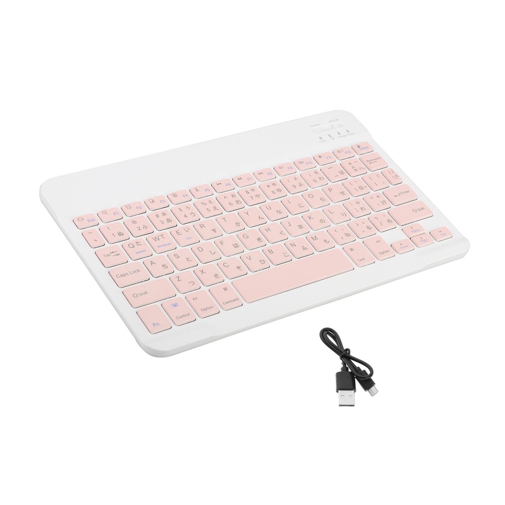 Bàn phím không dây bluetooth 5.1 phong cách Nhật Bản thích hợp cho Windows/IOS/Android/Laptop