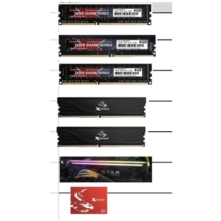 RAM PC XSTAR DDR3 4GB/8GB BUS 1600 HÀNG CHÍNH HÃNG BẢO HÀNH 3 NĂM