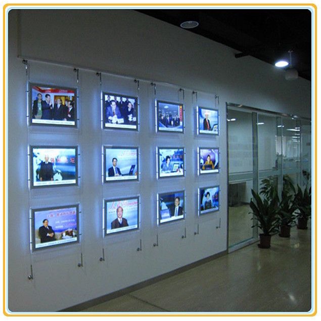 Hộp Đèn Siêu Mỏng Bắt Tường Crystal