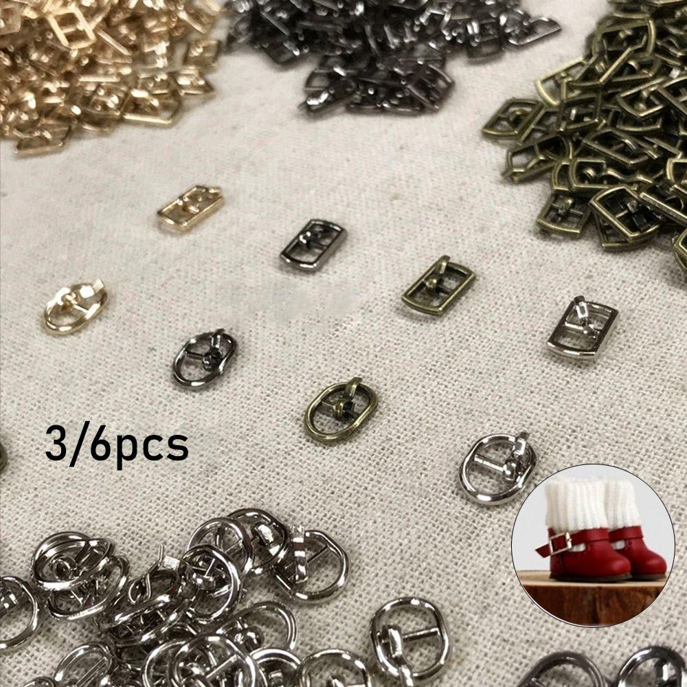 Set 1 / 3 / 6 Khóa Cài Mini 4 Màu Siêu Mỏng Chất Lượng Cao Cho Búp Bê LAYOR1