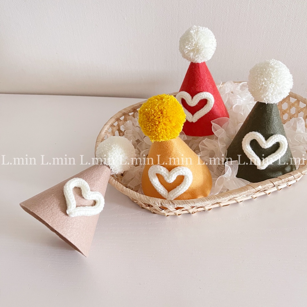 Nón party holiday made by l.min