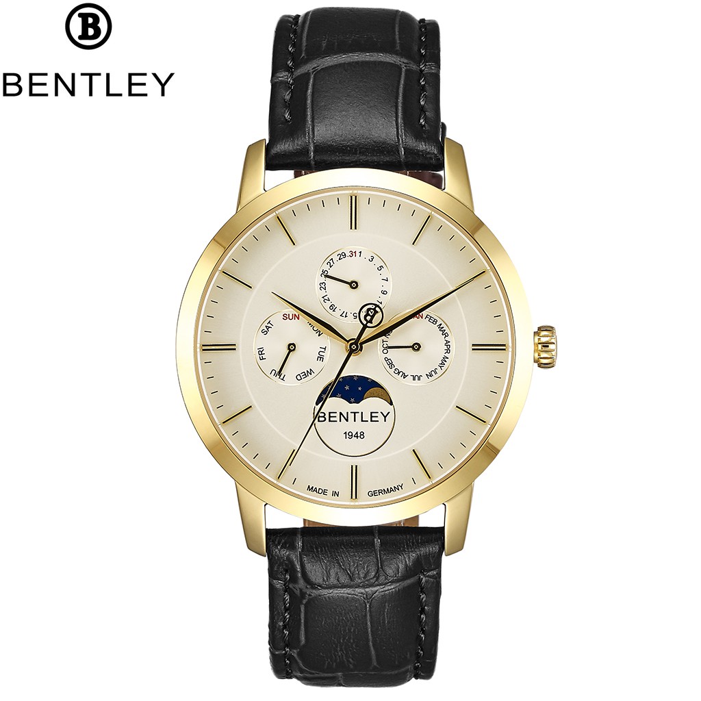 Đồng hồ nam dây da Bentley BL1806 BL1806-20 BL1806-20MKWB