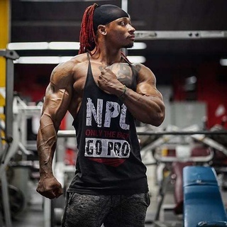 Áo ba lỗ gym nam NPC cotton 100% co giãn 4 chiều mềm mịn