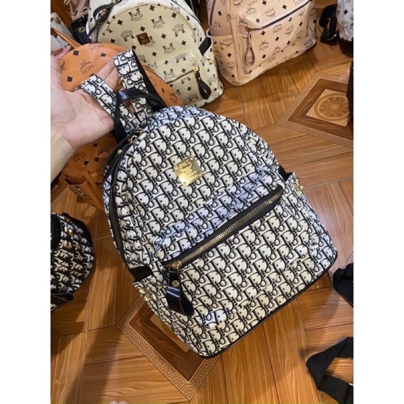 Balo đi học thổ cẩm size to 40cm đựng vừa sách vở A4