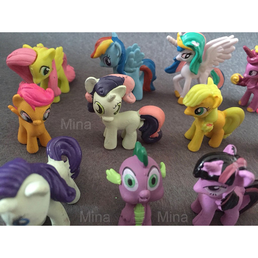 Set 12 nhân vật chú ngựa Pony