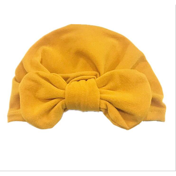 Mũ turban thắt nơ cho bé