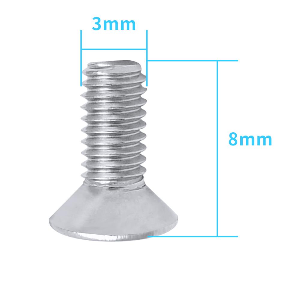 Set 10 Ốc Vít Đầu Lục Giác M2.5 M3 M4 M3 * 8 / 10 / 12mm / 16mm / 20mm / 30mm XT-XINTE Chuyên Dụng