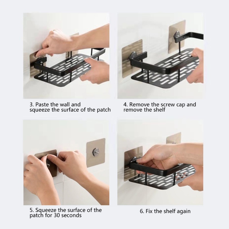 Khay Đựng Đồ Dùng Gắn Tường Đa Năng Tiện Dụng Cho Nhà Tắm