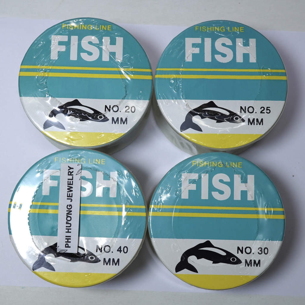 Cuộn dây cước không co giãn làm trang sức handmade, đính cườm, làm dây câu cá