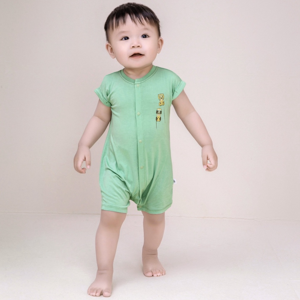 Bộ body cộc tay bé trai bé gái hãng Chaang - SS2022