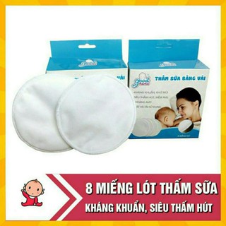 Miếng Lót Thấm Sữa Giặt Được Good Mama Hộp 8 Miếng